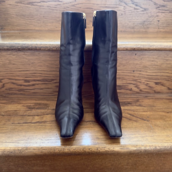 GUCCI RODIN MADE IN ITALY GENUINE BLACK LEATHER SHORT BOOTS sz 8.5 - Picture 2 of 10